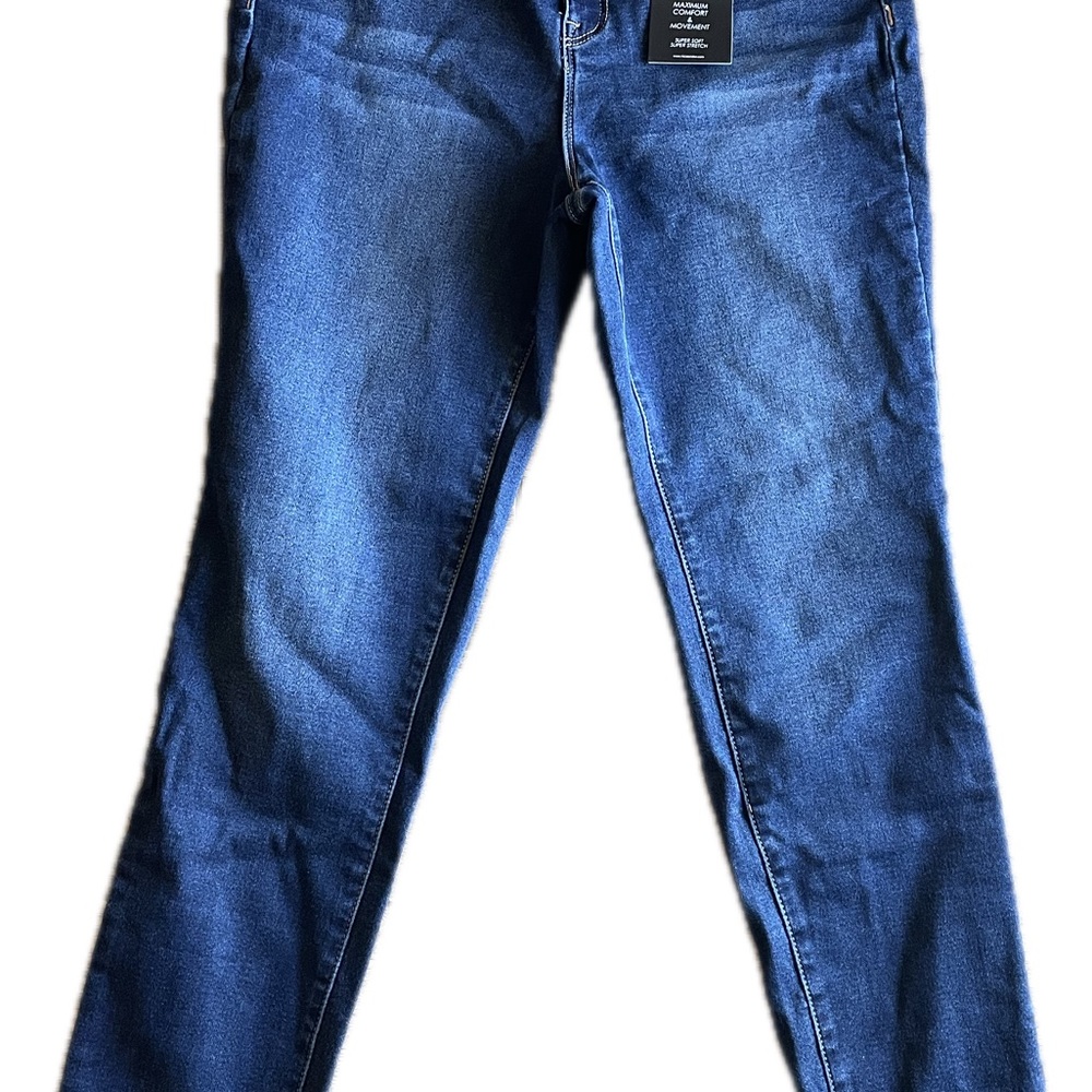 NEW Womens Nicole Miller Denim Blue Jeans Soho High Rise Skinny 12